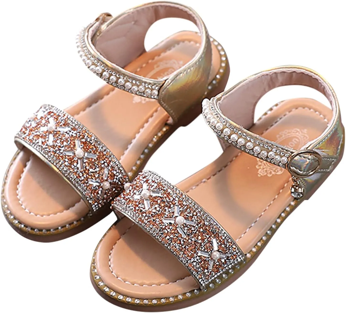 2 Flip Flops Toddler Girl Sandals Easter Flower Girl Dress Shoes Open Toe Little Kid Big Girl Slippers Size 6