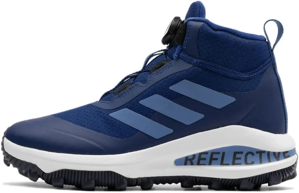 Adidas Kids Fortarun BOA All Terrain Running Shoes, Victory Blue/Focus Blue/Legend Ink