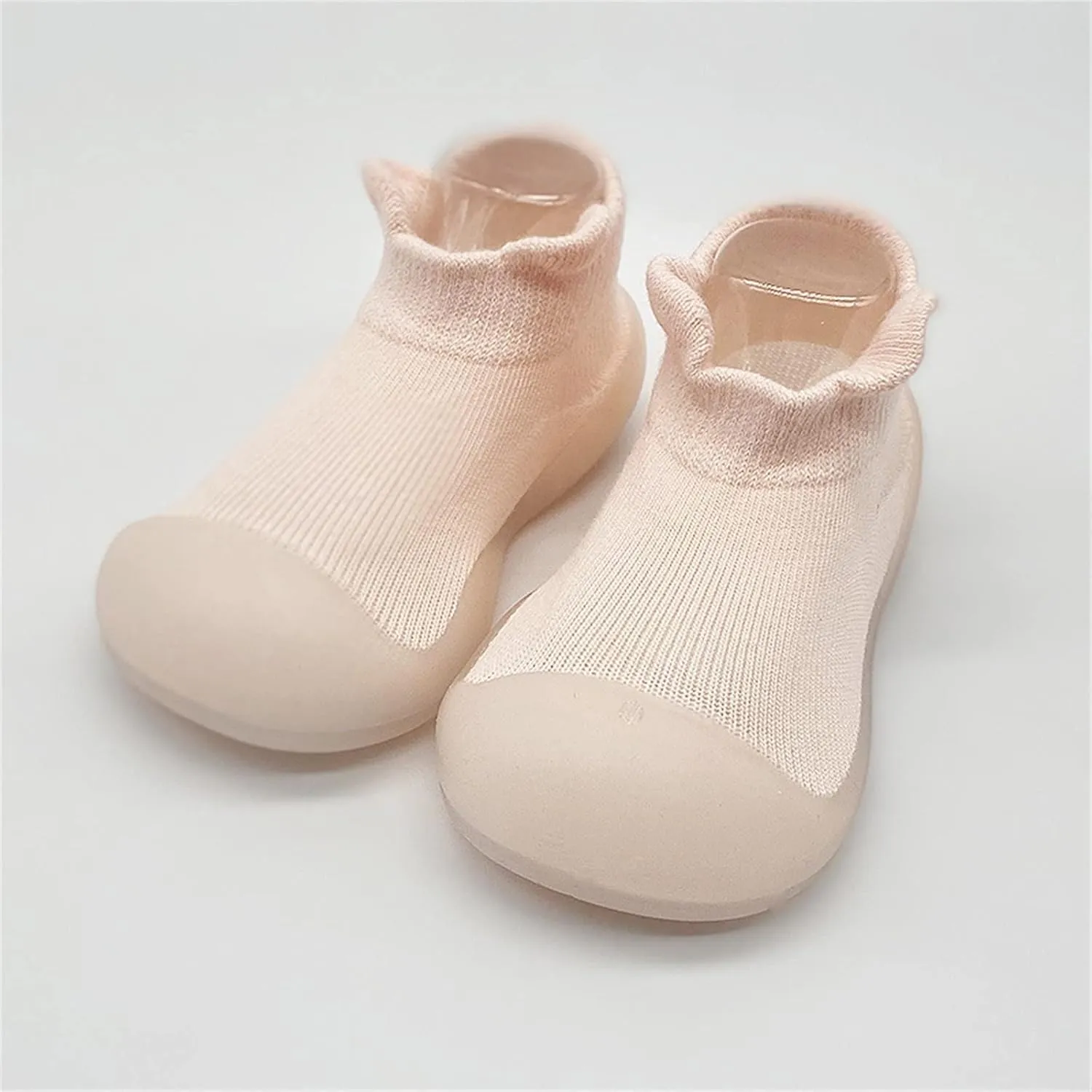 Baby Girls Shoe Socks with Cute Bows Nonslip Floor Walking Warm Booties Toddler 6-9-12-18-24 Months Indoor Baby Shoes