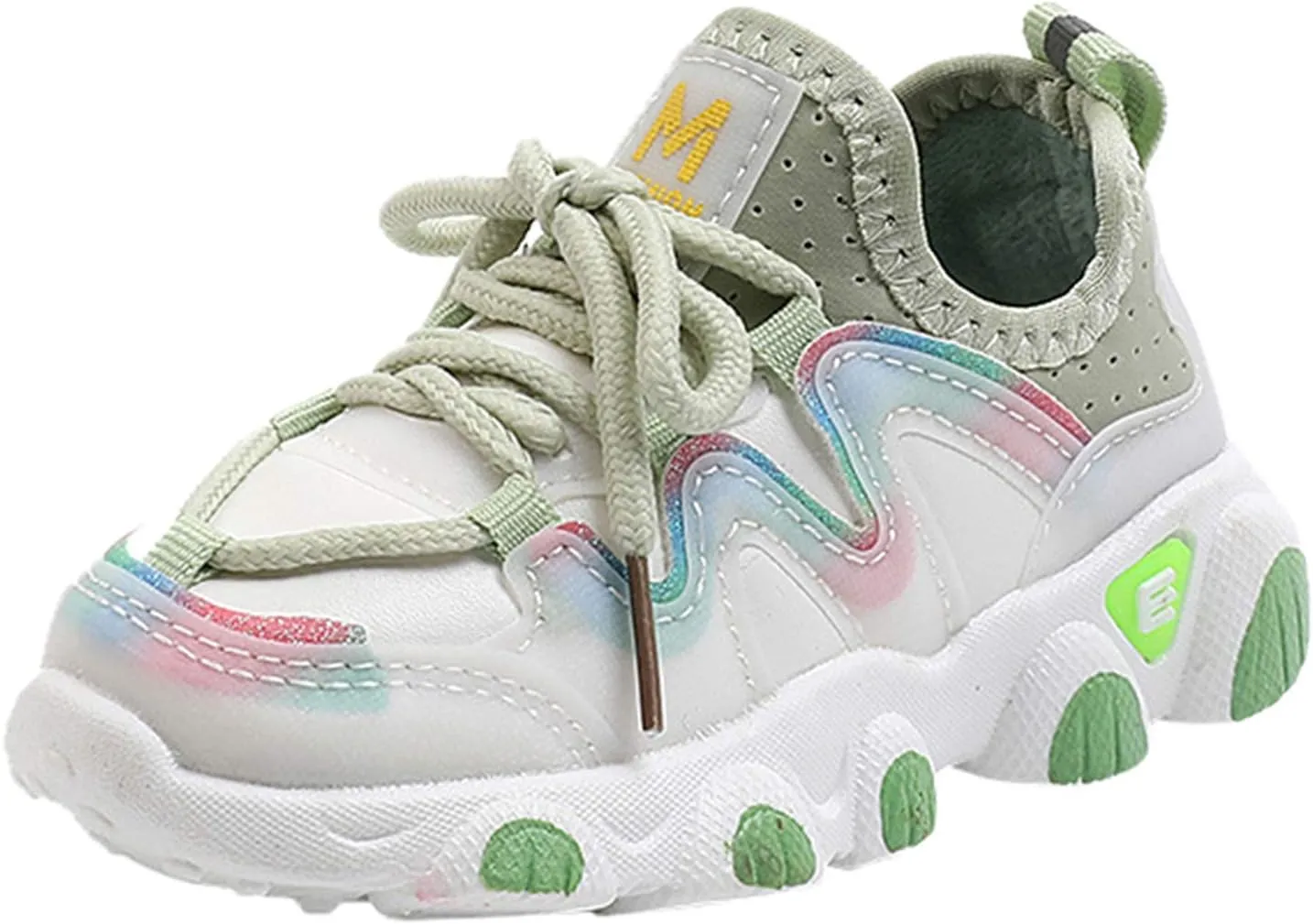 Black Shoes for Girls,Toddler Kids Shoes Breathable Infant Baby Soft Mesh Sneakers Shoes 1-6 Years