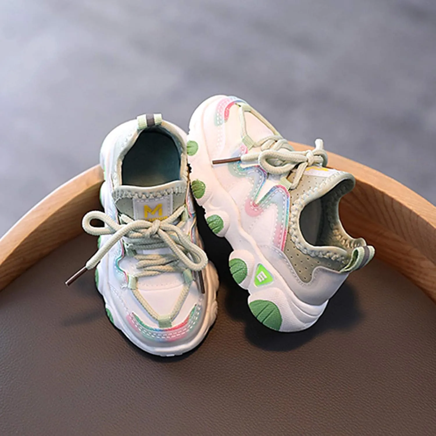 Black Shoes for Girls,Toddler Kids Shoes Breathable Infant Baby Soft Mesh Sneakers Shoes 1-6 Years