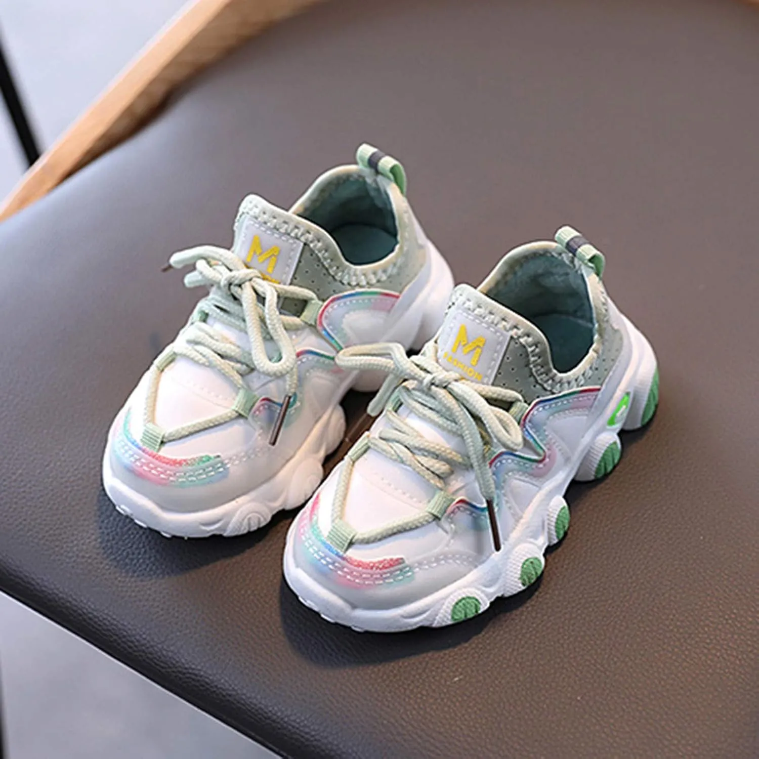 Black Shoes for Girls,Toddler Kids Shoes Breathable Infant Baby Soft Mesh Sneakers Shoes 1-6 Years