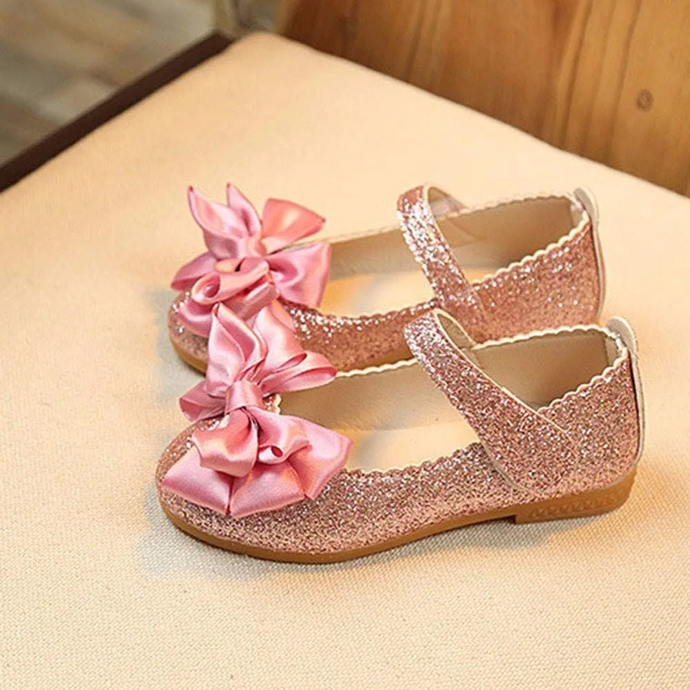 Boy Shoes Size 13 Bowknot Fashion Dance Single Shoes Children Princess Girl Nubuck Leather Baby Shoes Toddler Shoe Size 5 Girl