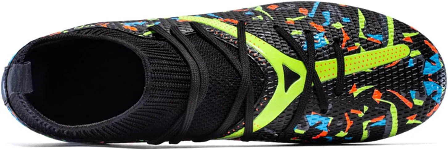 Boys Girls Soccer Cleats Youth Firm Groud Athletic Outdoor Trainning Football Soccer Shoes for Mens Womens