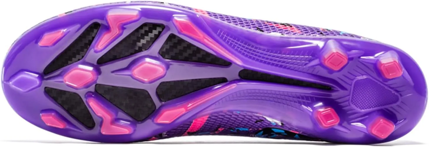 Boys Girls Soccer Cleats Youth Firm Groud Athletic Outdoor Trainning Football Soccer Shoes for Mens Womens