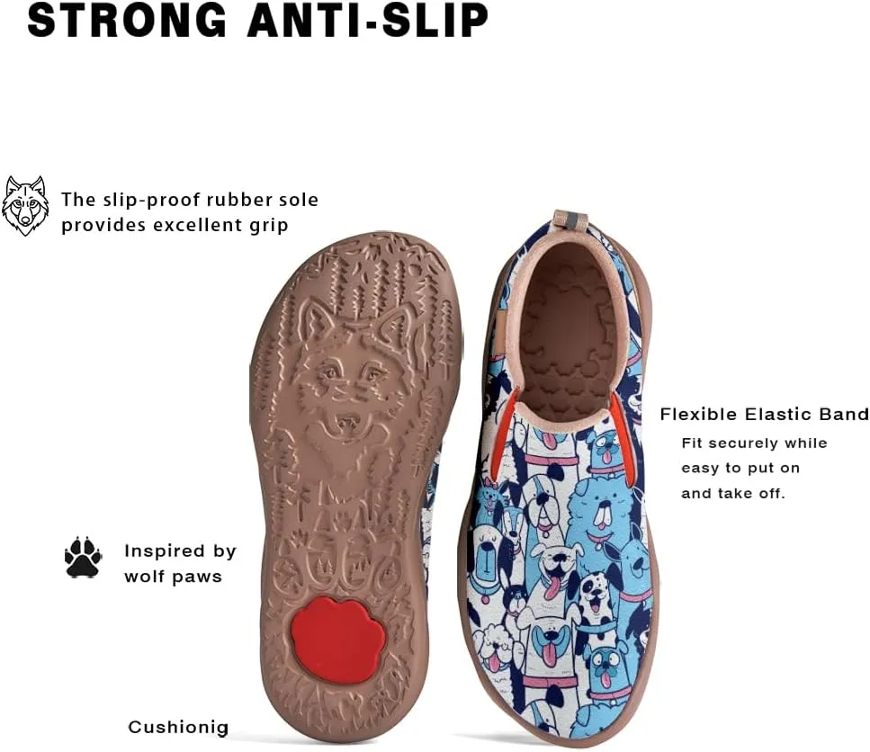 Boys Slip On Shoes Girls Loafers Cartoon Painted Sneakers