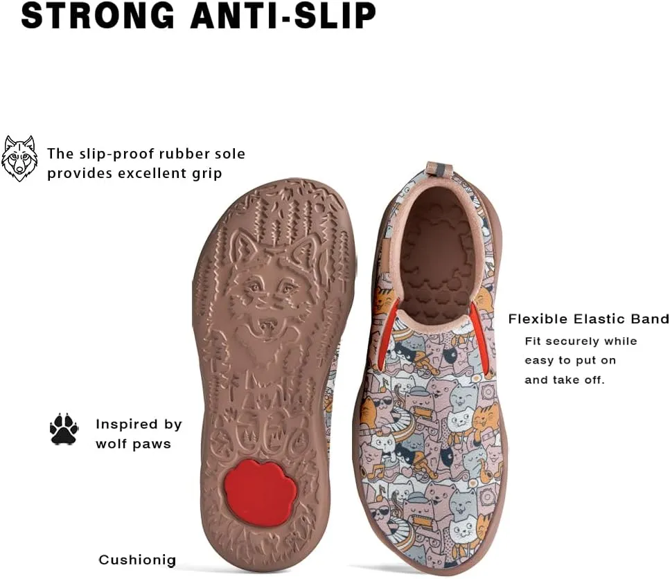 Boys Slip On Shoes Girls Loafers Cartoon Painted Sneakers