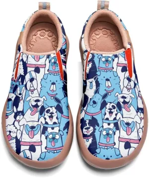 Boys Slip On Shoes Girls Loafers Cartoon Painted Sneakers