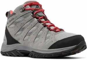 Columbia Women's Redmond III Mid Waterproof, Steam/Red Coral, 6.5