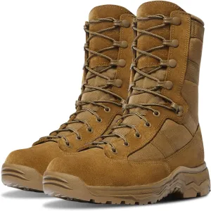 Danner Reckoning STF 8" Military Boots for Men - Durable Rough-Out Leather & 1000D Nylon with Breathable Mesh Lining & All-Terrain Traction Outsole, Coyote/EGA - 9.5 EE