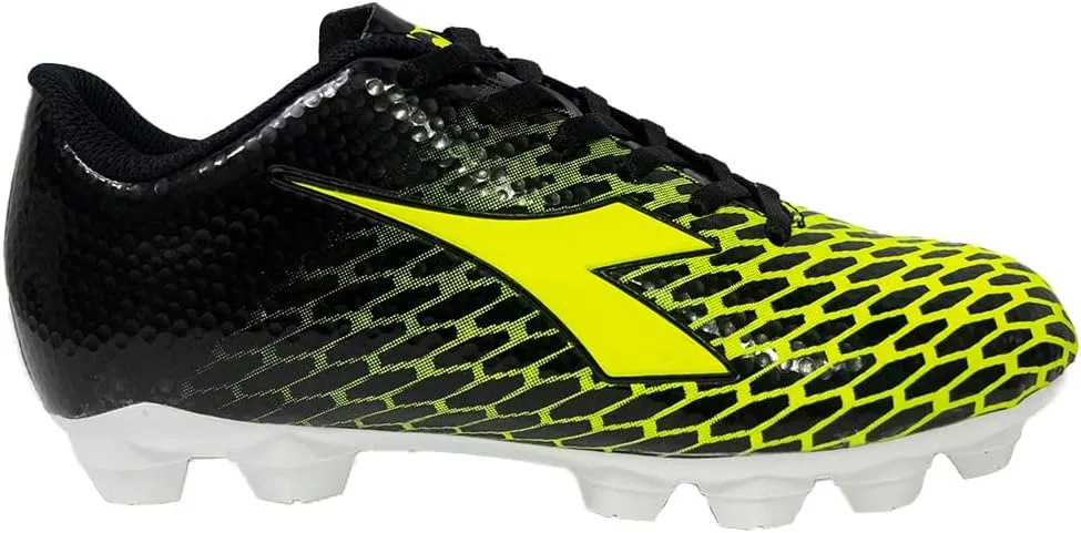 Diadora Cattura Youth Firm Ground Soccer Cleats, Little/Big Kid Sizing, Perfected for Natural and Artificial Playing Surfaces