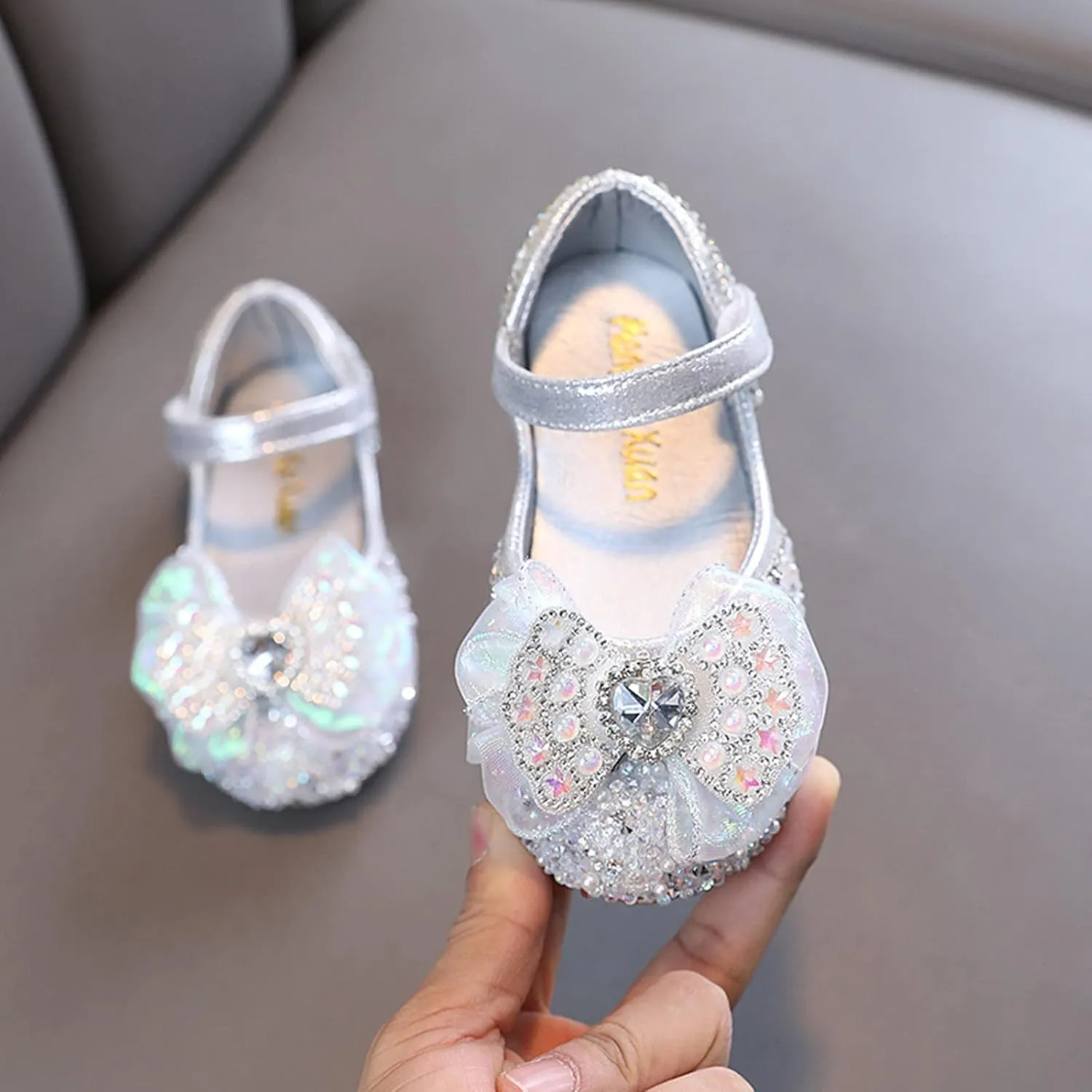 Fashion Autumn Toddler and Girls Casual Shoes Thick Sole Round Toe Buckle Dress Shoes Size 9 Kids Shoes Girls