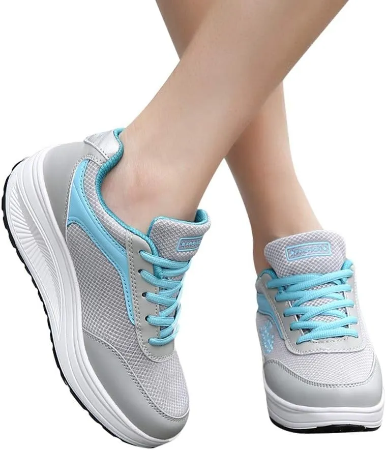 Fashion Sneakers for Women 2023 Trendy Slip On Sneakers Women Size 10 Wide Black Shoes Women Flats Wedge Heel Sneakers for Women Fashion Dressy Women's Comfortable Working Nurse Shoes Non-Slip