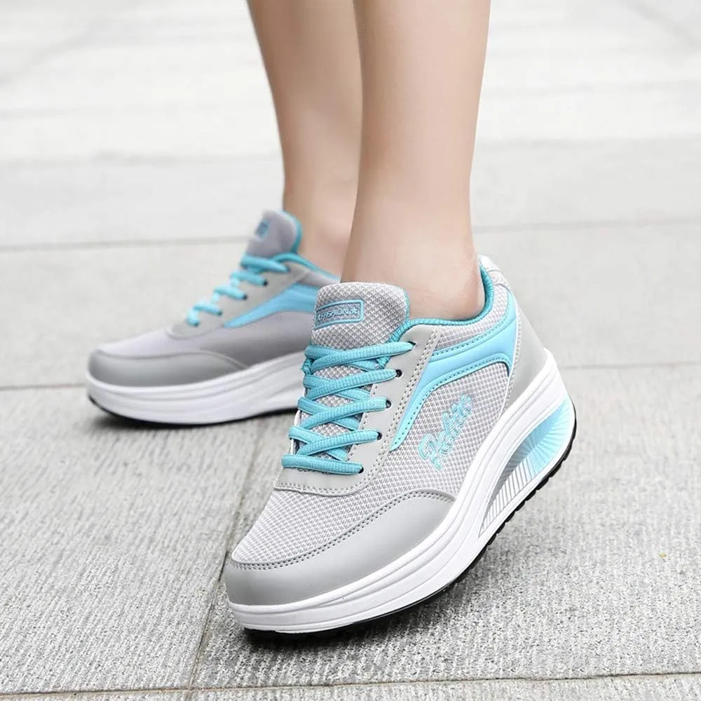 Fashion Sneakers for Women 2023 Trendy Slip On Sneakers Women Size 10 Wide Black Shoes Women Flats Wedge Heel Sneakers for Women Fashion Dressy Women's Comfortable Working Nurse Shoes Non-Slip