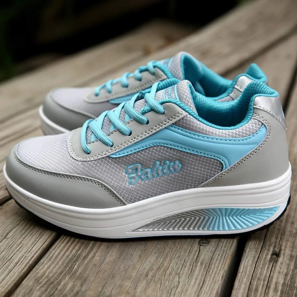 Fashion Sneakers for Women 2023 Trendy Slip On Sneakers Women Size 10 Wide Black Shoes Women Flats Wedge Heel Sneakers for Women Fashion Dressy Women's Comfortable Working Nurse Shoes Non-Slip