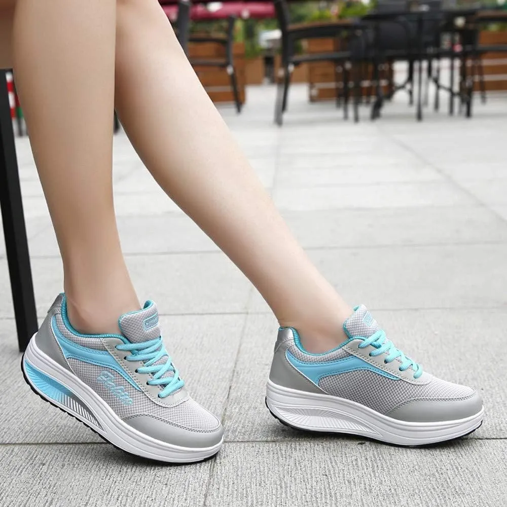 Fashion Sneakers for Women 2023 Trendy Slip On Sneakers Women Size 10 Wide Black Shoes Women Flats Wedge Heel Sneakers for Women Fashion Dressy Women's Comfortable Working Nurse Shoes Non-Slip