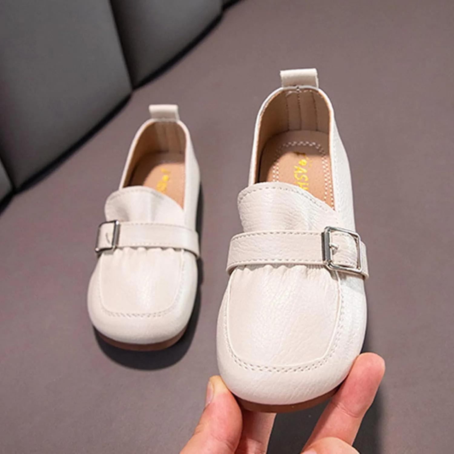 Fashion Spring Summer Children's Casual Shoes Girls' Leather Shoes Flat Sole Soft Comfortable Dress Girls Boots Size 13