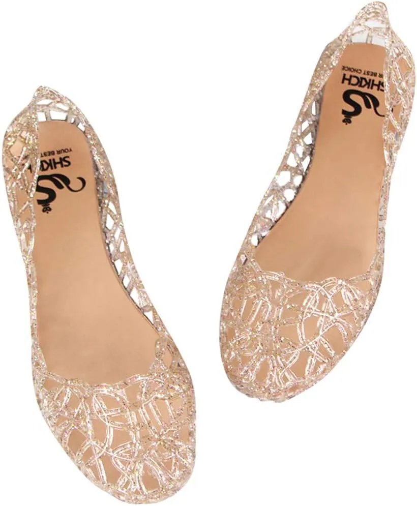 Girl Flat Shoes Slip On Ballet Sandals Breathable Beach Slip Jelly On Hollow Summer Pumps Casual Women's Women's Casual Shoes Espadrilles Workout Gym Outdoor Shoes