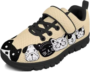 Girls Running Shoes Mesh Gym Tennis Shoes Sneakers Outdoor Athletic Shoes