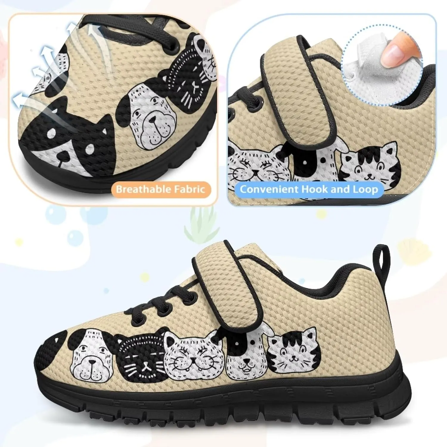 Girls Running Shoes Mesh Gym Tennis Shoes Sneakers Outdoor Athletic Shoes