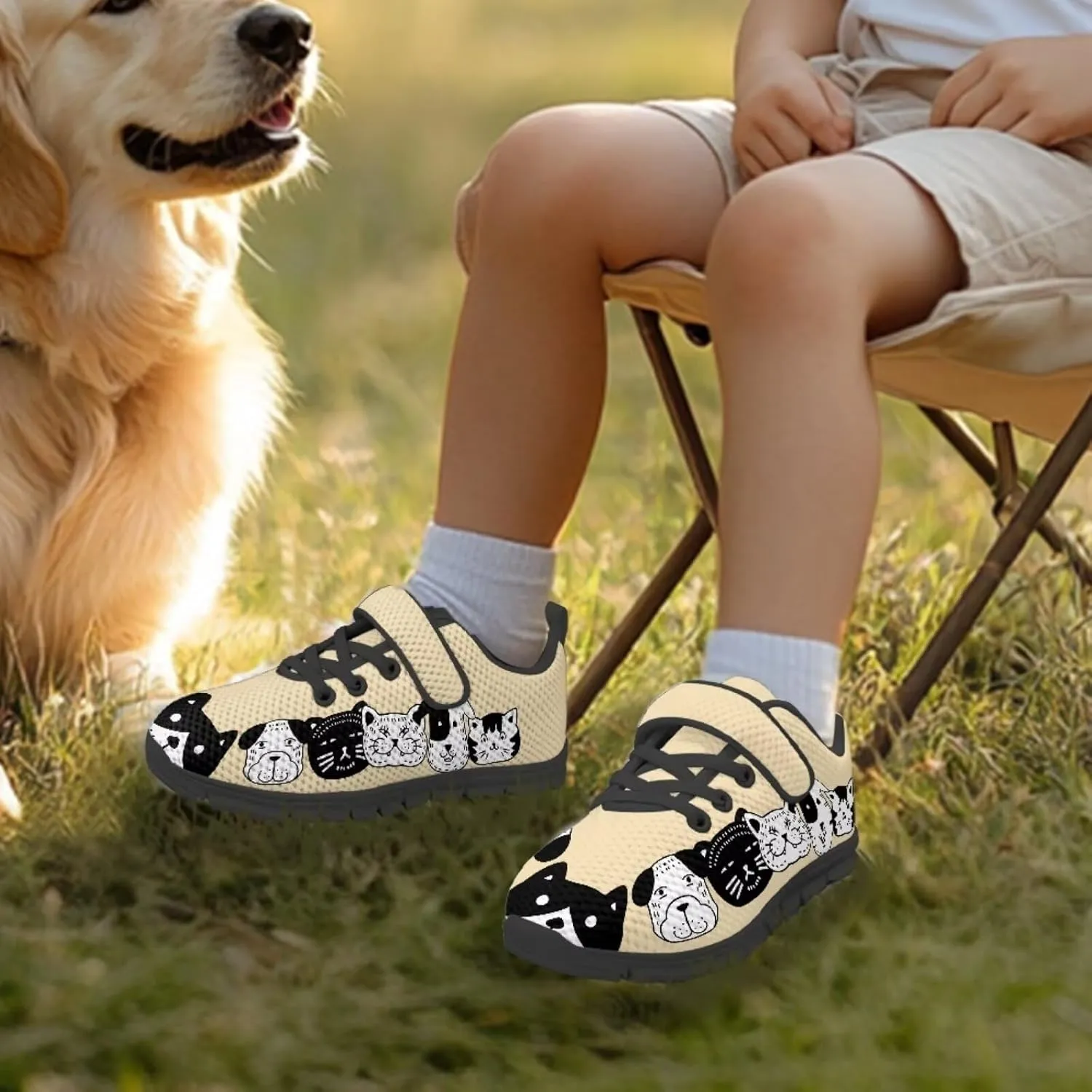 Girls Running Shoes Mesh Gym Tennis Shoes Sneakers Outdoor Athletic Shoes