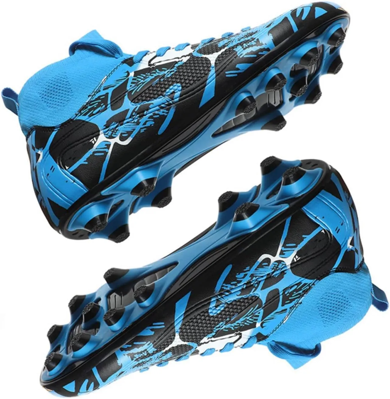 HESBITEUL Soccer Cleats Firm Ground: Unisex FG Football Shoe