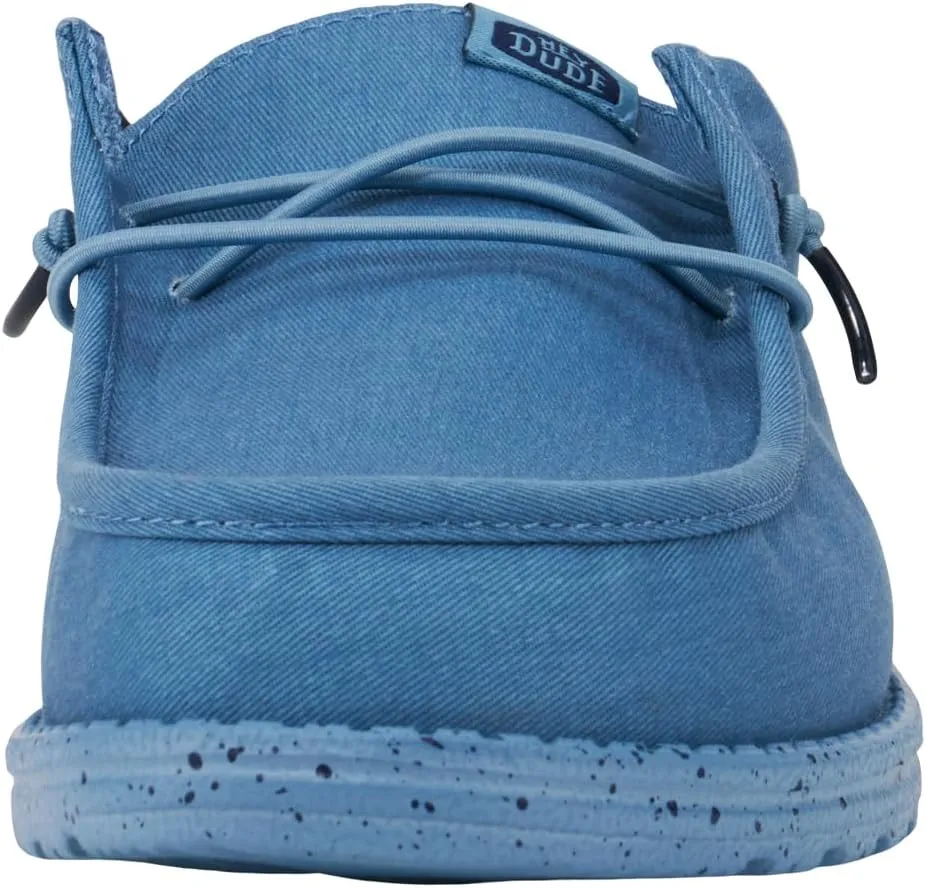 Hey Dude Men's Wally Slip Stretch Canvas | Men's Shoes | Men Slip-on Loafers | Comfortable & Light-Weight