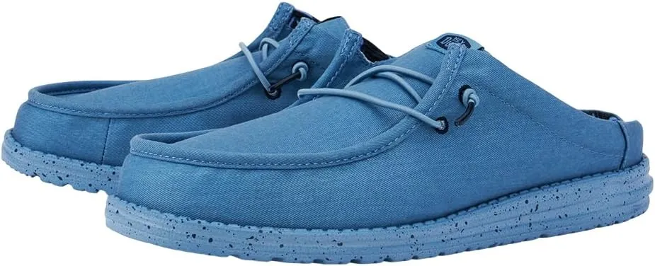 Hey Dude Men's Wally Slip Stretch Canvas | Men's Shoes | Men Slip-on Loafers | Comfortable & Light-Weight