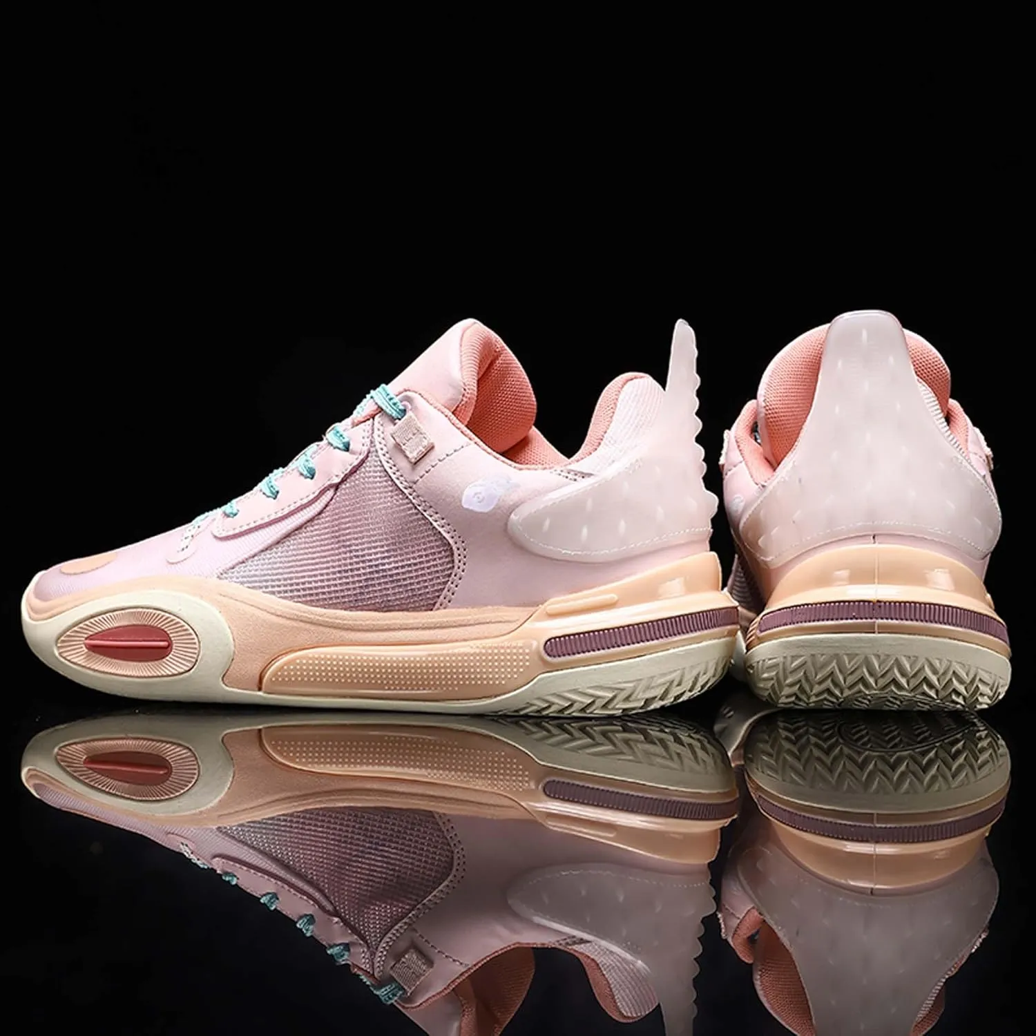High top Men's Basketball Shoes, Breathable and Non Slip Outdoor Sports Shoes, Shock-Absorbing Fitness Shoes