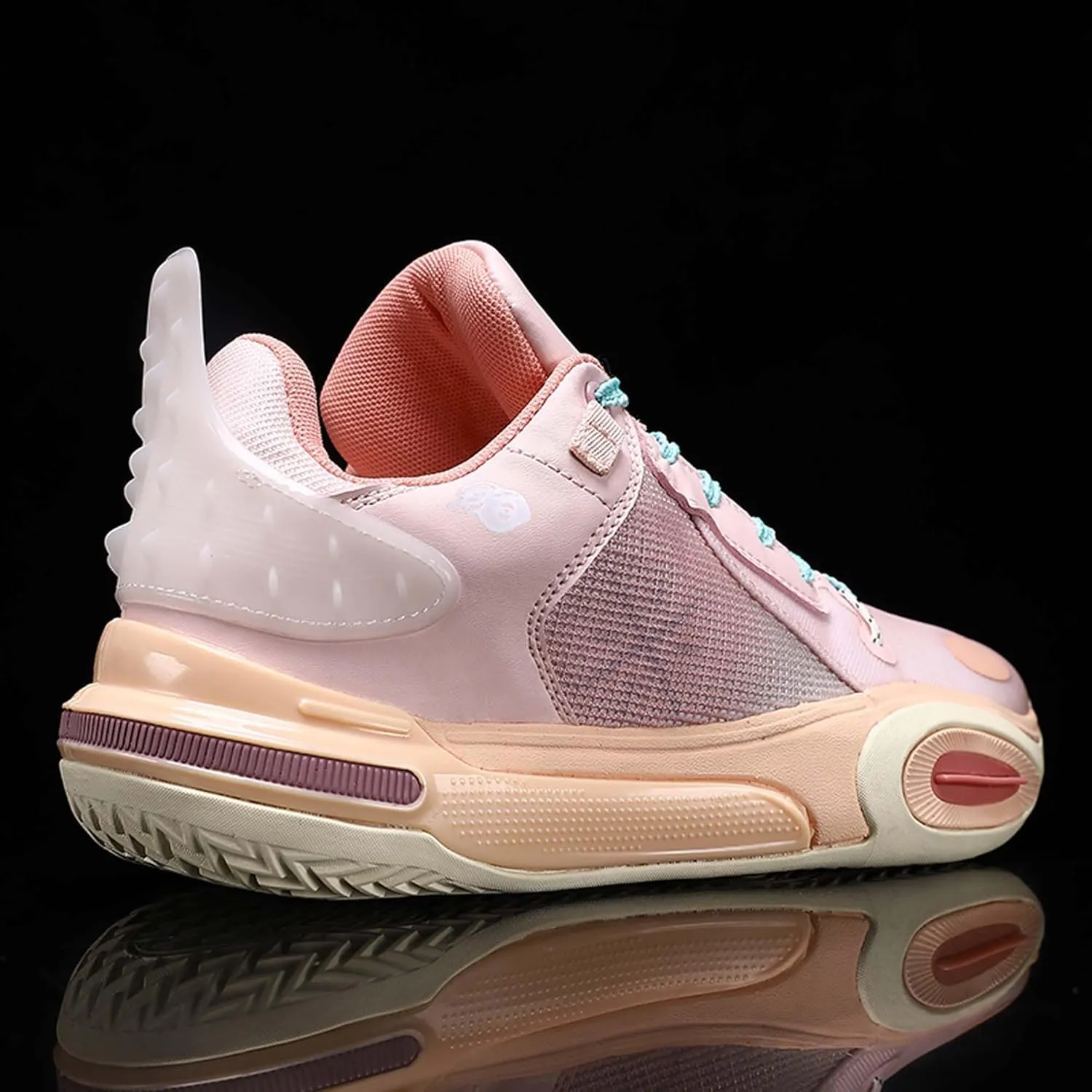 High top Men's Basketball Shoes, Breathable and Non Slip Outdoor Sports Shoes, Shock-Absorbing Fitness Shoes