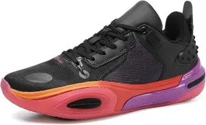 High top Men's Basketball Shoes, Breathable and Non Slip Outdoor Sports Shoes, Shock-Absorbing Fitness Shoes