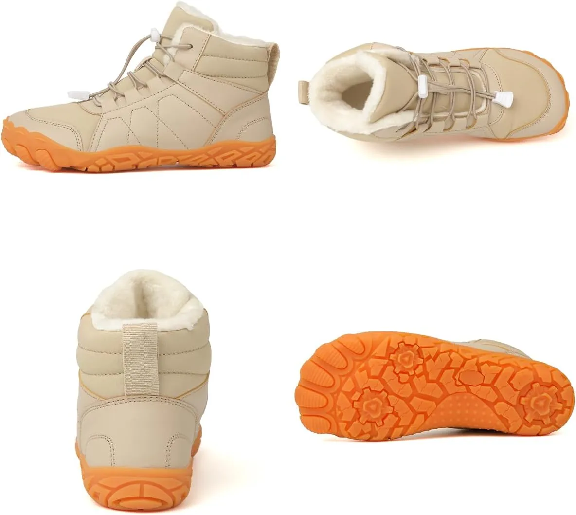 Hike Winter Footwear Barefoot Shoes Womens, Waterproof Hiking Boots, Wide Wide Toe Box Walking Shoes Men