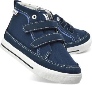 Hurley Kids Toddler and Little Kids Tedd Canvas Sneakers with Straps High Cut Skateboarding Shoes for Boys and Girls, Durable Shoes for School