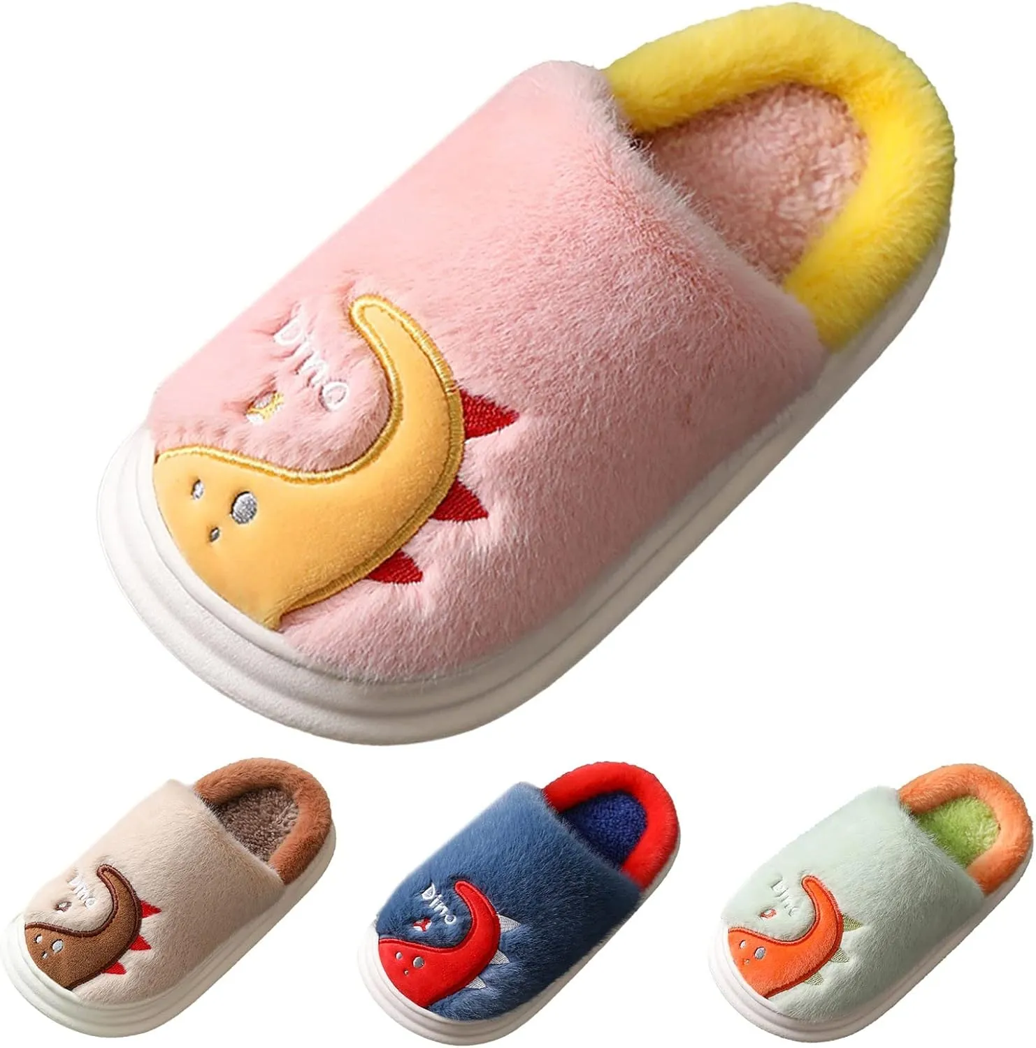 Indoor Shoe Kid Fashion Autumn And Winter Boys And Girls Slippers Flat Bottom Thick Bottom Teal Kids Slippers