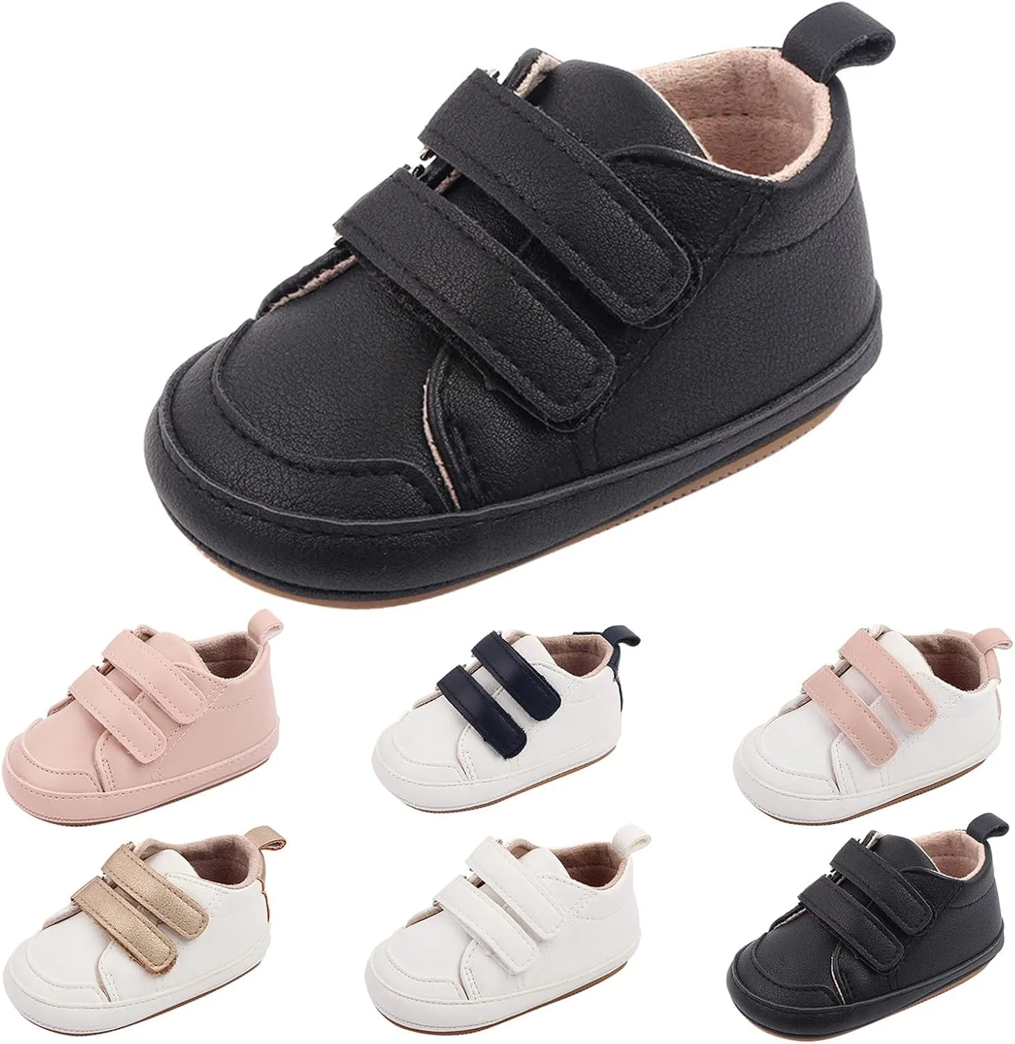 Infants Toddler Summer Cloth Shoes Boys Girls Floor Sports Flat Soles Light Casual Hook&Loop Shoes