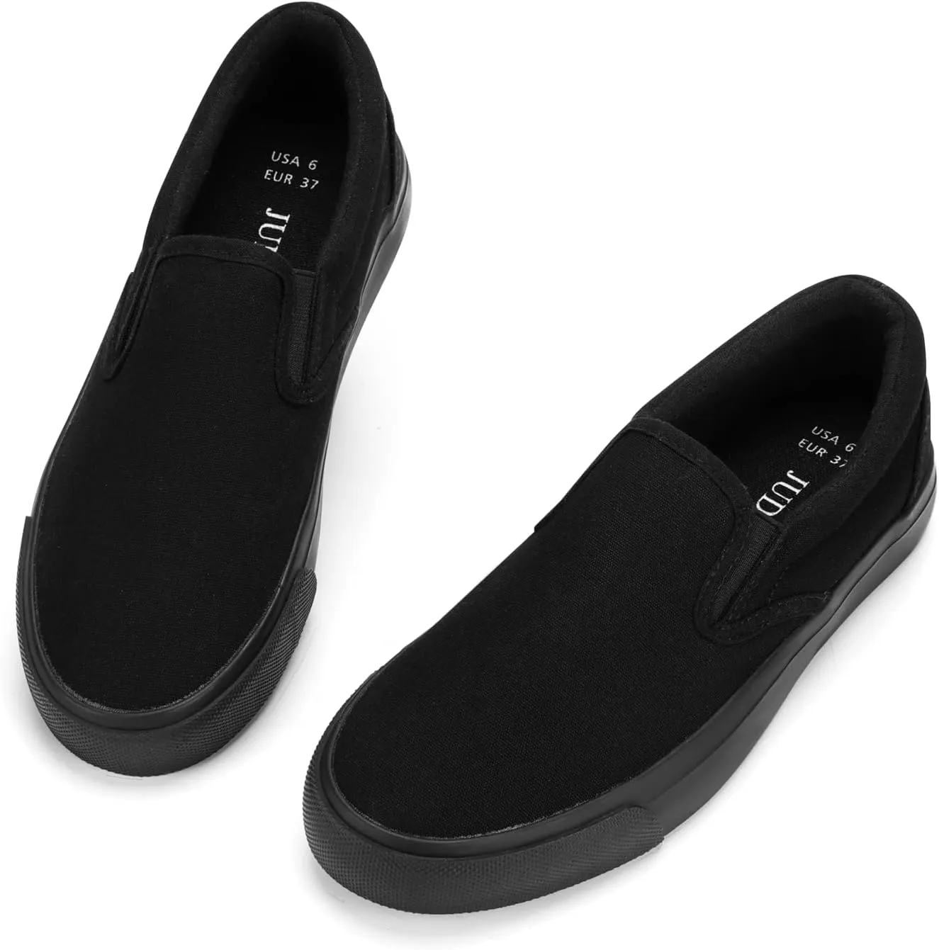 JUDIS Womens Slip on Canvas Shoes Classic Sneakers Loafers Shoes Casual Fashion Shoes