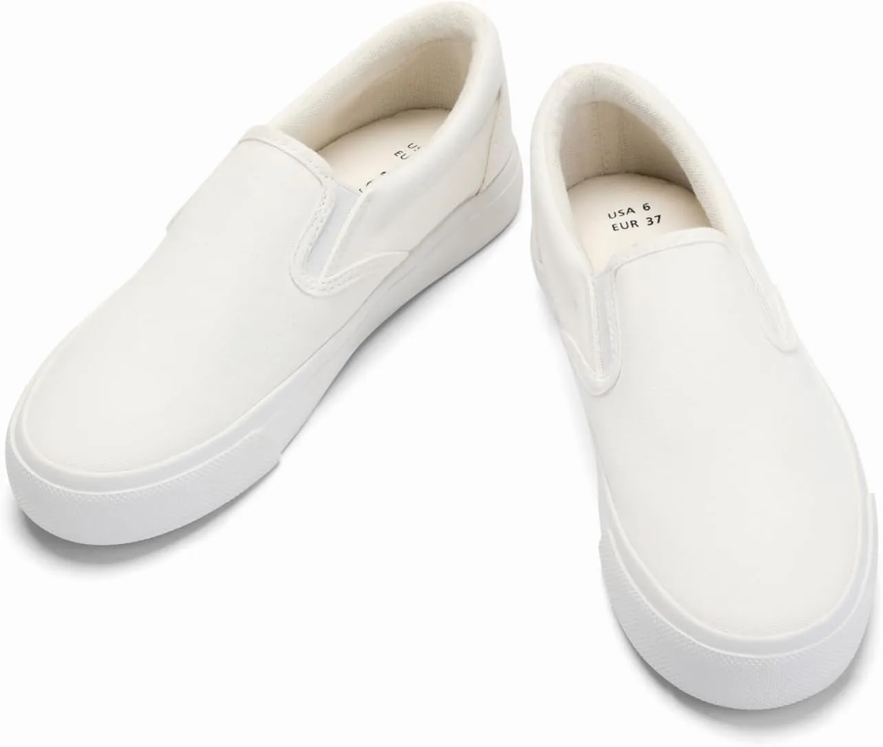 JUDIS Womens Slip on Canvas Shoes Classic Sneakers Loafers Shoes Casual Fashion Shoes