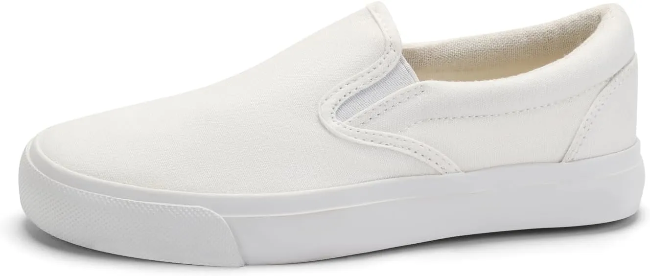 JUDIS Womens Slip on Canvas Shoes Classic Sneakers Loafers Shoes Casual Fashion Shoes