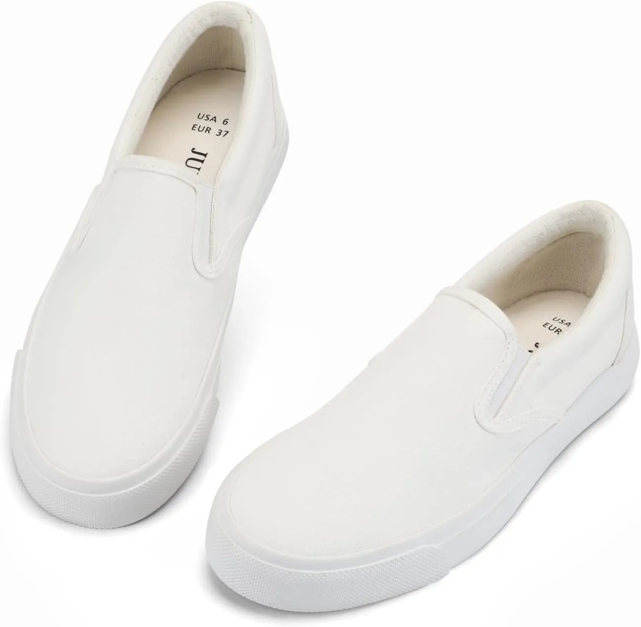 JUDIS Womens Slip on Canvas Shoes Classic Sneakers Loafers Shoes Casual Fashion Shoes