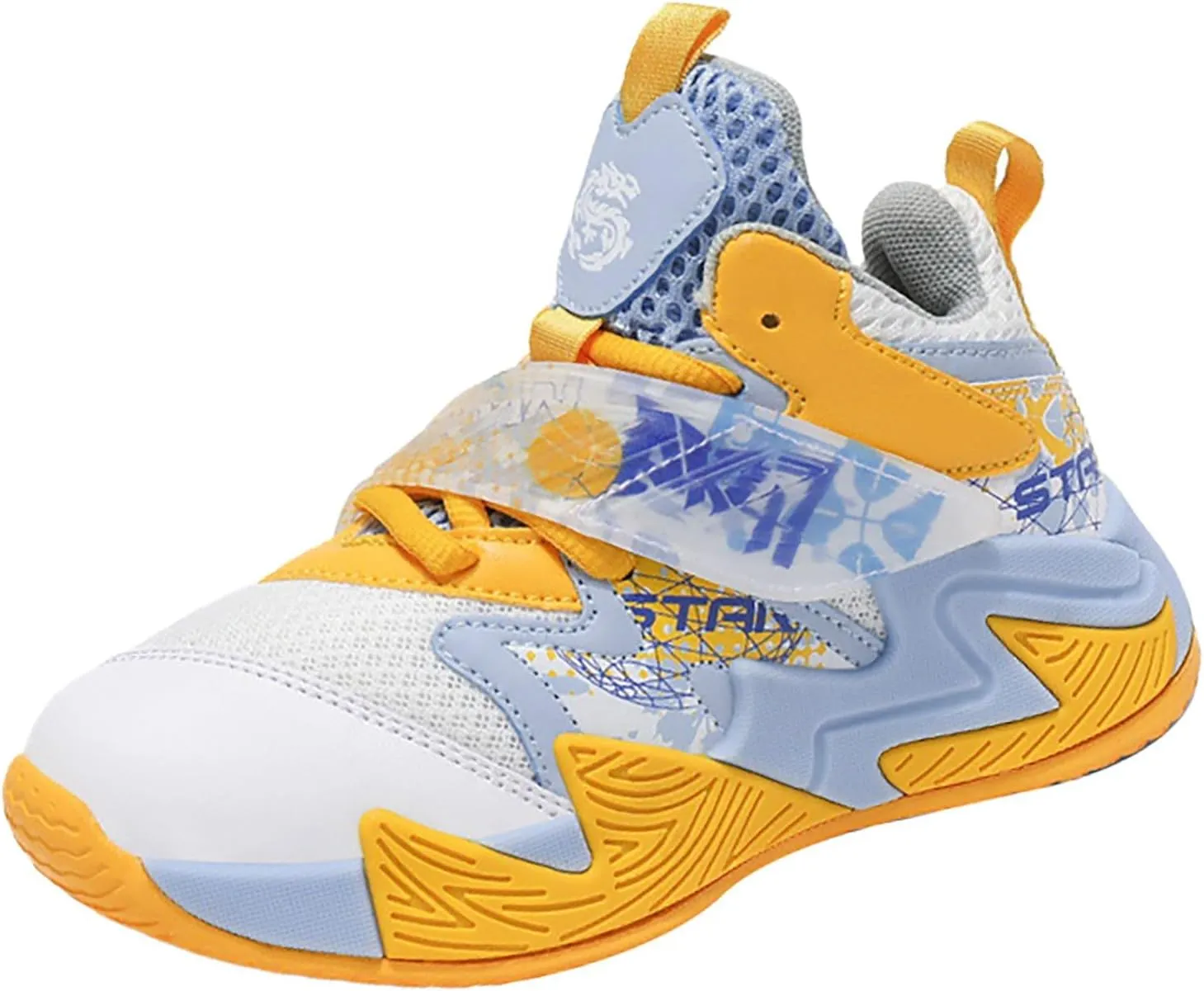 Kids Basketball Shoes Boys Girls Lightweight Breathable Sports Sneakers Outdoor School Trainers for Big Shoes for Kids