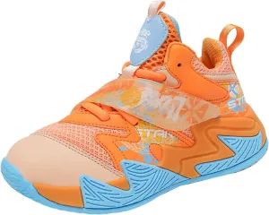 Kids Basketball Shoes Boys Girls Lightweight Breathable Sports Sneakers Outdoor School Trainers for Big Shoes for Kids