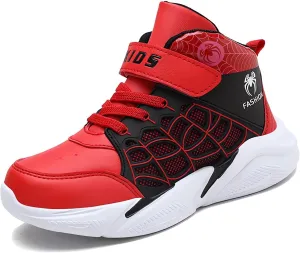 Kids Boys Basketball Shoes Lightweight Casual Sneakers Athletic Tennis Running Walking Shoe