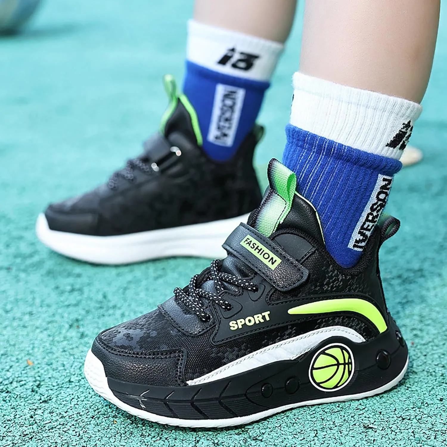 Kids Breathable Outdoor Hiking Sneakers Boys Girls Lightweight Athletic Basketball Running Sport Shoes for Girls Light