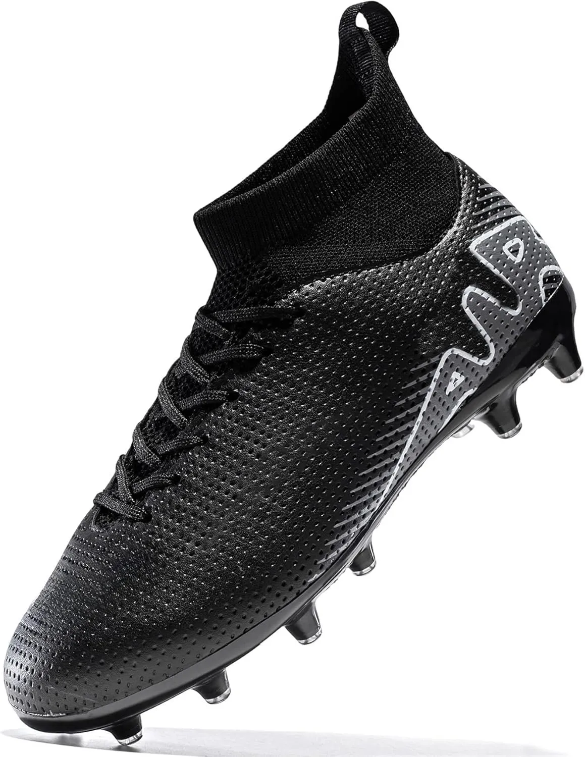 Kids Soccer Shoes-Firm Ground Soccer Cleats Boys Girls Athletic Outdoor Indoor