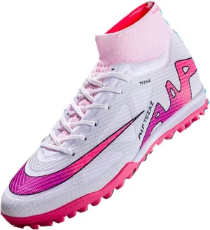 Kids Soccer Shoes Indoor Futsal Turf Big Boys Soccer Cleats Youths TF High-Top Football Boots for Athletic Training