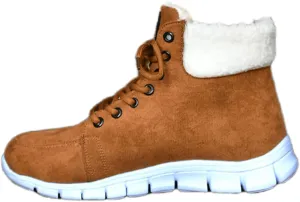 Ladmiple Boots For Women 2024 Ankle Booties Snow Boots Winter Warm Fur Lined Anti-Slip Outdoor Slip On Comfortable Warm Shoes