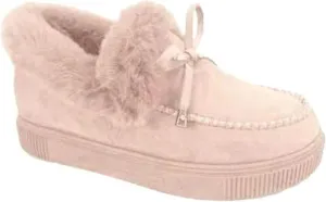 Lausiuoe Winter Boots For Women Fashion 2022 Fuzzy Ankle Bootie Warm Fluffy Silp On Casual Loafers House Shoes Slippers