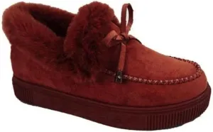 Lausiuoe Winter Shoes For Women Dressy Flats Women's Ankle Boot Slip On Comfortable Winter Snow Fuzzy Booties Fashion Sneaker Casual Walking Shoes Loafers