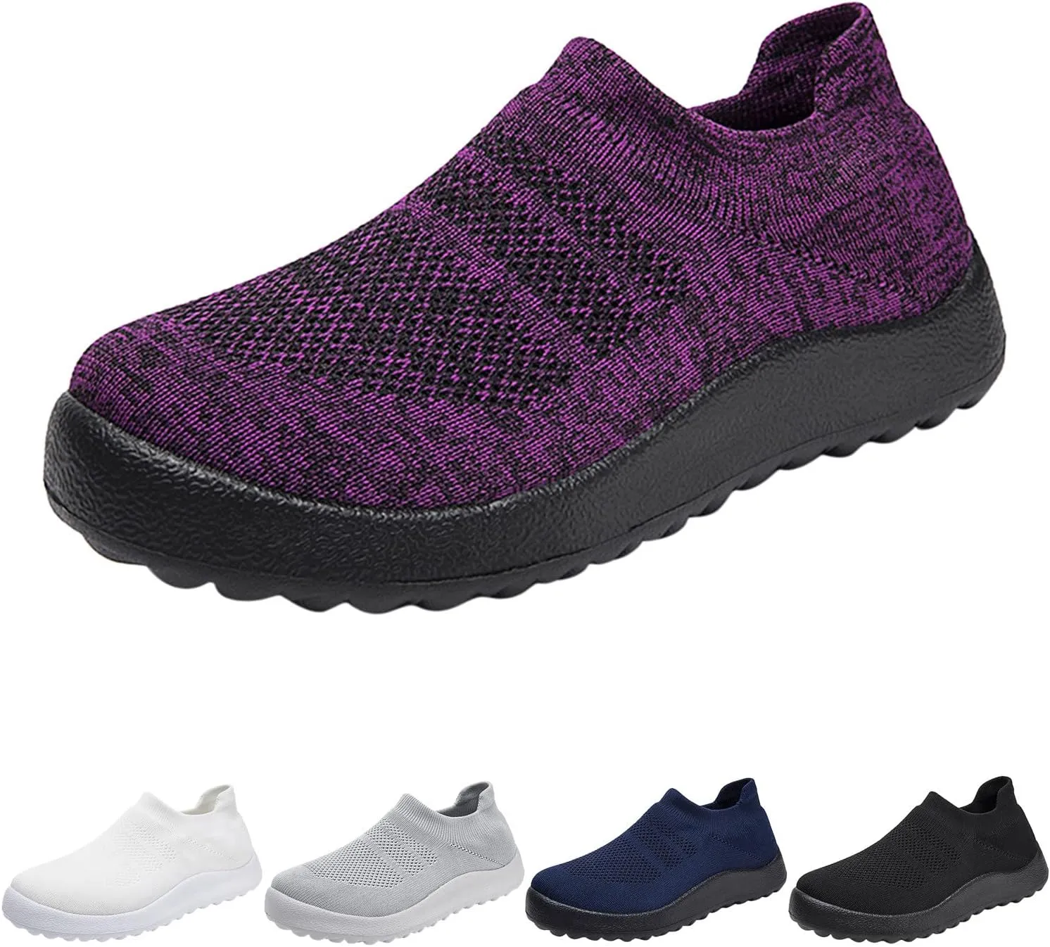 Low-Top Slip Ons Women's Fashion Sneakers Casual Tennis Shoes Womens Slip On Black Casual Shoes Black Sneakers Brown Tennis Shoe Loafers Casual Slip On