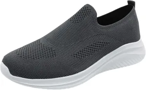 Memory Foam Versatile Shoes for Men Lightweight Sport Gym Jogging Walking Sneaker Soft Flat Soled Elderly Shoes